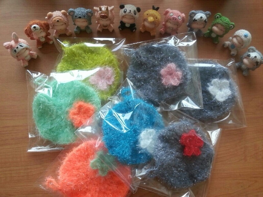 Scrubber Dish Washing Handmade fine scrubbing hand