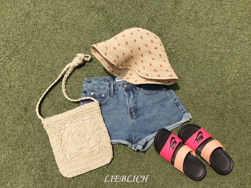 New Hat Dot Raffia Hat Straw Hat 4color Panama Hat