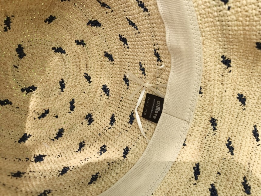 New Hat Dot Raffia Hat Straw Hat 4color Panama Hat