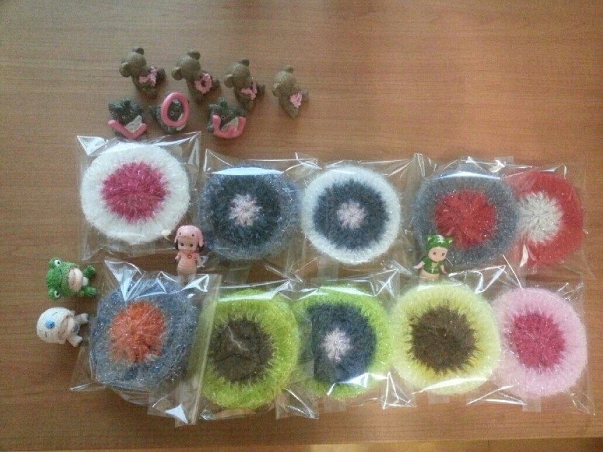 Scrubber Dish Washing Handmade fine scrubbing hand