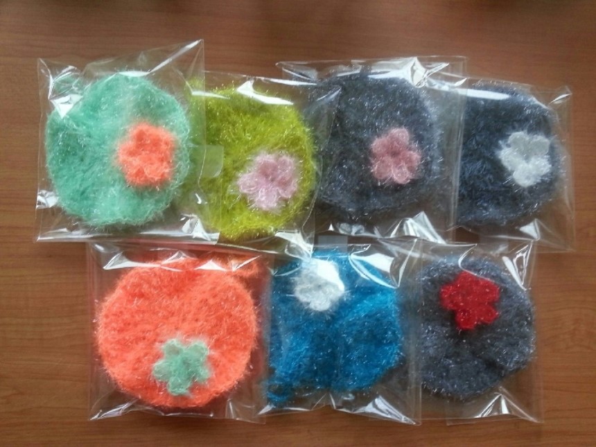 Scrubber Dish Washing Handmade fine scrubbing hand