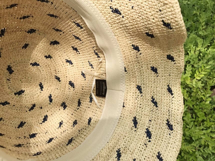 New Hat Dot Raffia Hat Straw Hat 4color Panama Hat