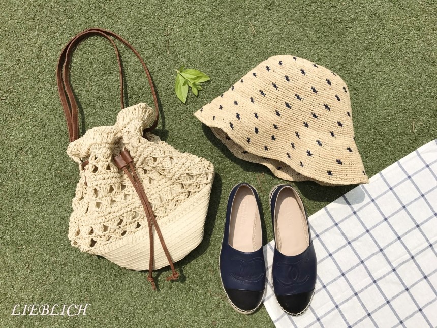 New Hat Dot Raffia Hat Straw Hat 4color Panama Hat