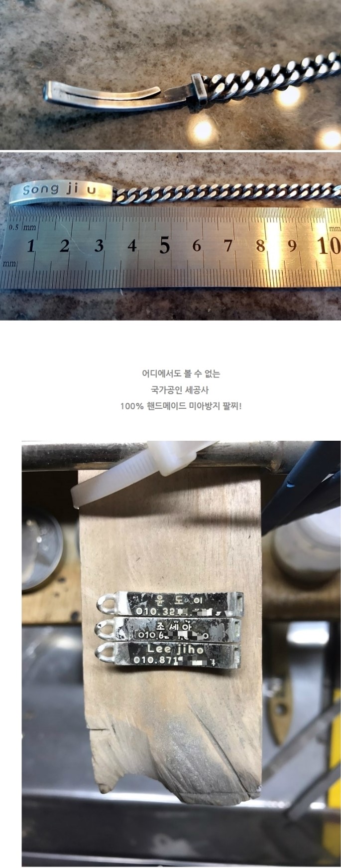 925 National Certified Carpenter 100% handmade ant