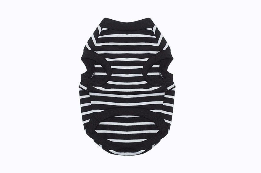 NEW DOG FASHION Striped Puppy Nashti Sleeveless Lu