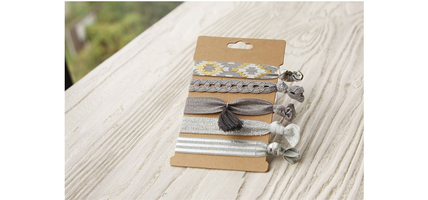 Elastic Hair Tie Braid Set Bracelet Rubber Accesso