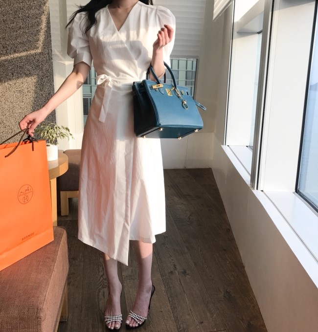 New Women's Bags Cowhide Birkin Bag Summer Tote