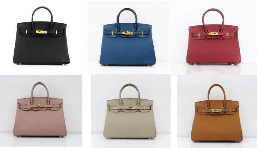 New Women's Bags Birkin Togo Leather Tote 25 30