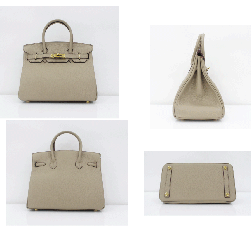 New Women's Bags Birkin Togo Leather Tote 25 30