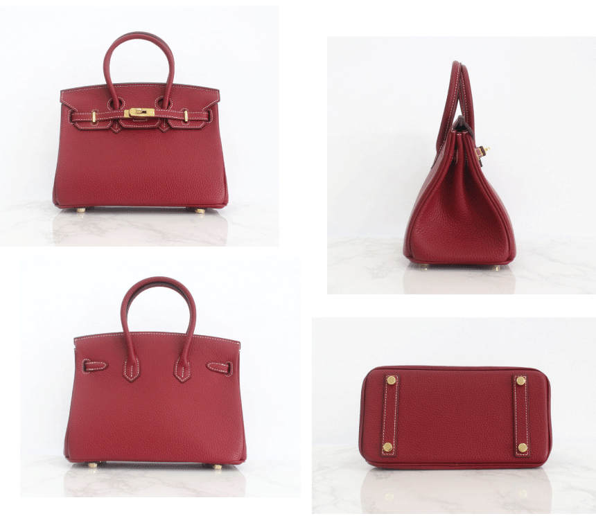 New Women's Bags Birkin Togo Leather Tote 25 30