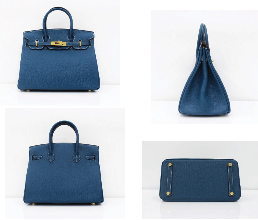 New Women's Bags Birkin Togo Leather Tote 25 30