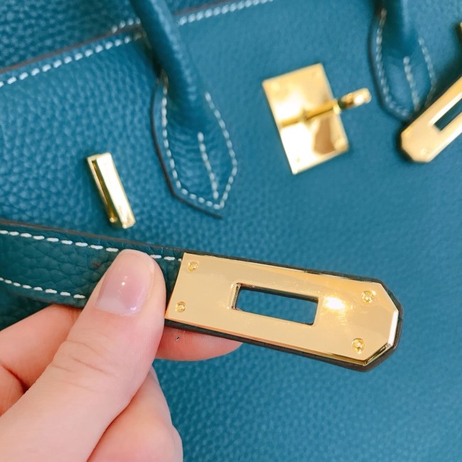 New Women's Bags Cowhide Birkin Bag Summer Tote