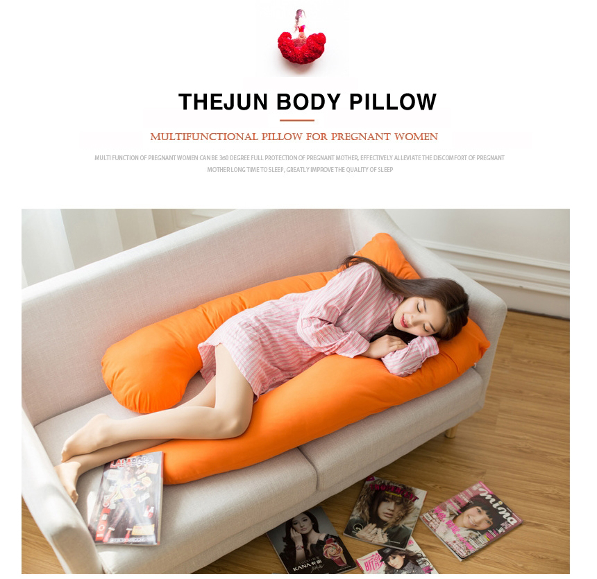 Long cushion U-shaped body pillow Pillow Maternity