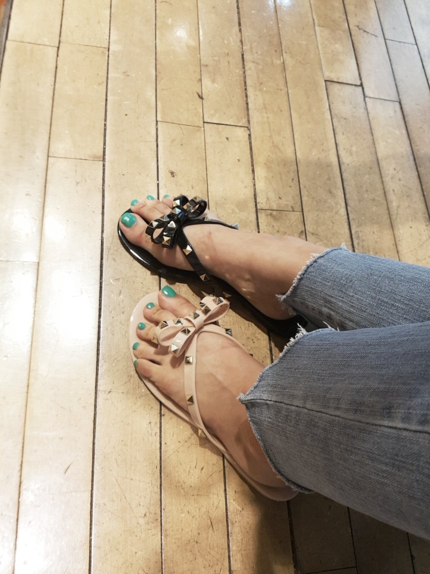 NEW WOMEN JELLY SHOES BALLEN ST jelly 1cm sandals 