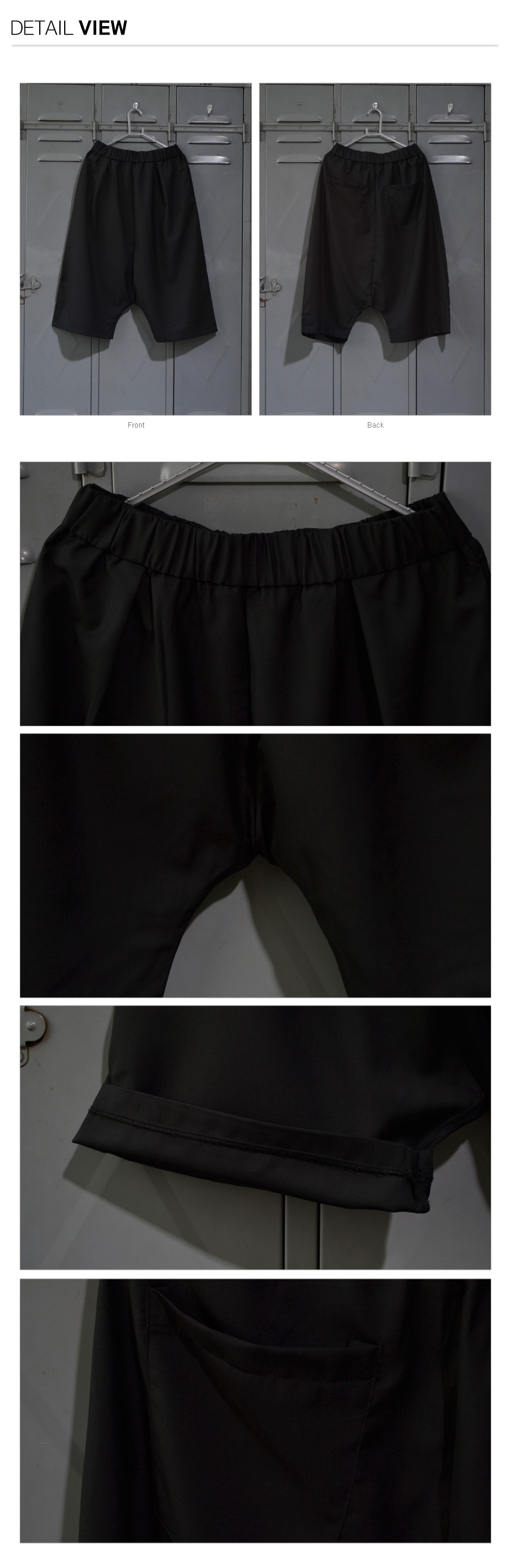 Women Short Pants 7 Piece Big Pants Short Shorts M