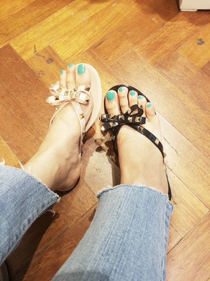 NEW WOMEN JELLY SHOES BALLEN ST jelly 1cm sandals 