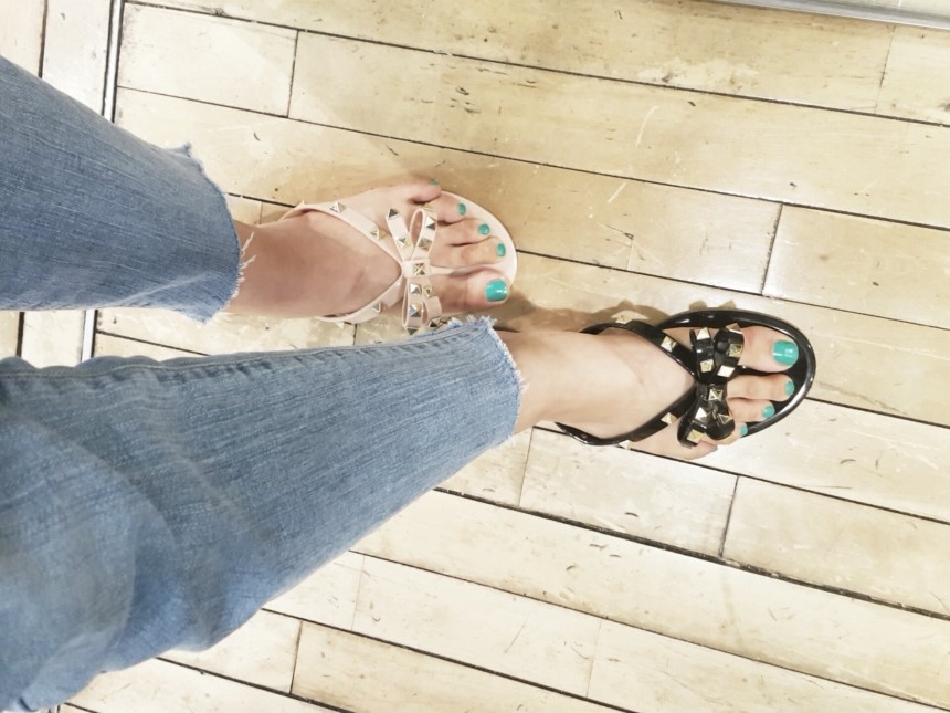 NEW WOMEN JELLY SHOES BALLEN ST jelly 1cm sandals 