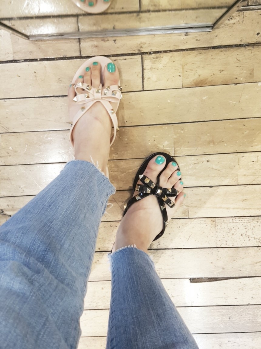 NEW WOMEN JELLY SHOES BALLEN ST jelly 1cm sandals 