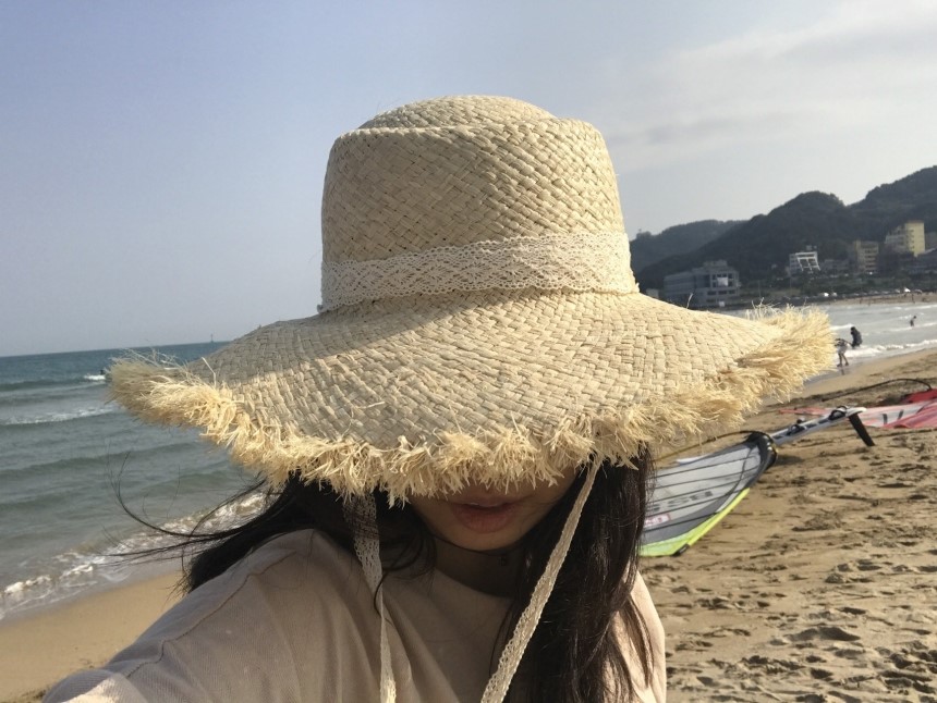 New Hat Race Raffia Hat Shopper Holic Pusan ​​Nati