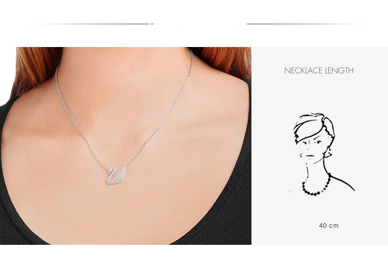NEW SWAROVSKI NECKLACE Swarovski 5007735 Swan