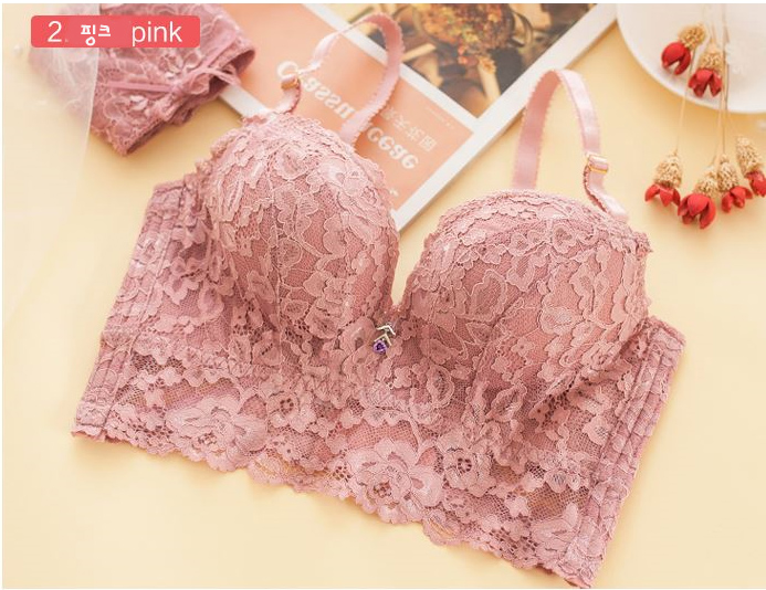 Noyer Wedding Dress Push-up Wang Pong Lace Bra Pan