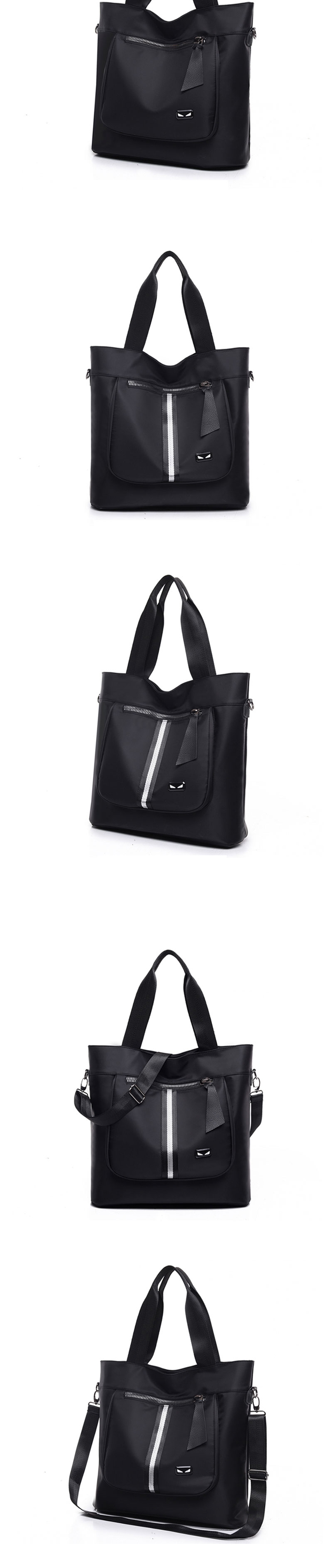 Black Shoulder Bag Daily Tote Bag 20 lender bag Co
