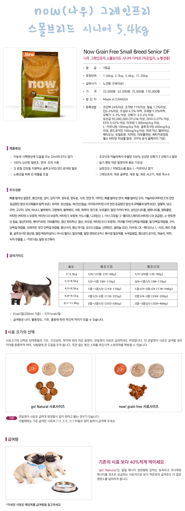 NEW PET DOG FEED NOW FEED Puppy Adult Senior 2.72 