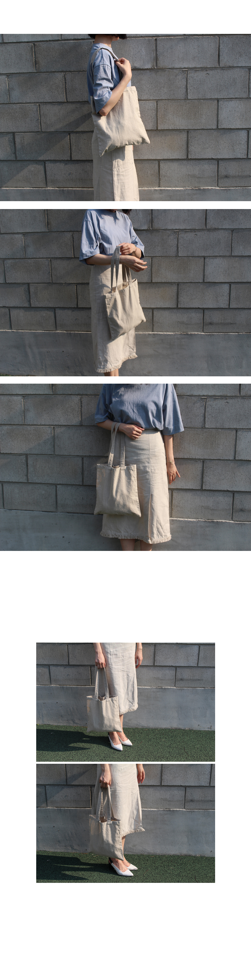 Summer simple modern eco-back linen Plain Women