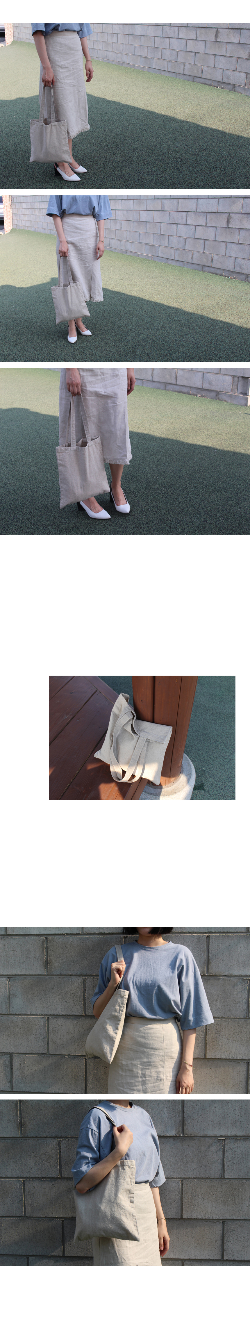 Summer simple modern eco-back linen Plain Women