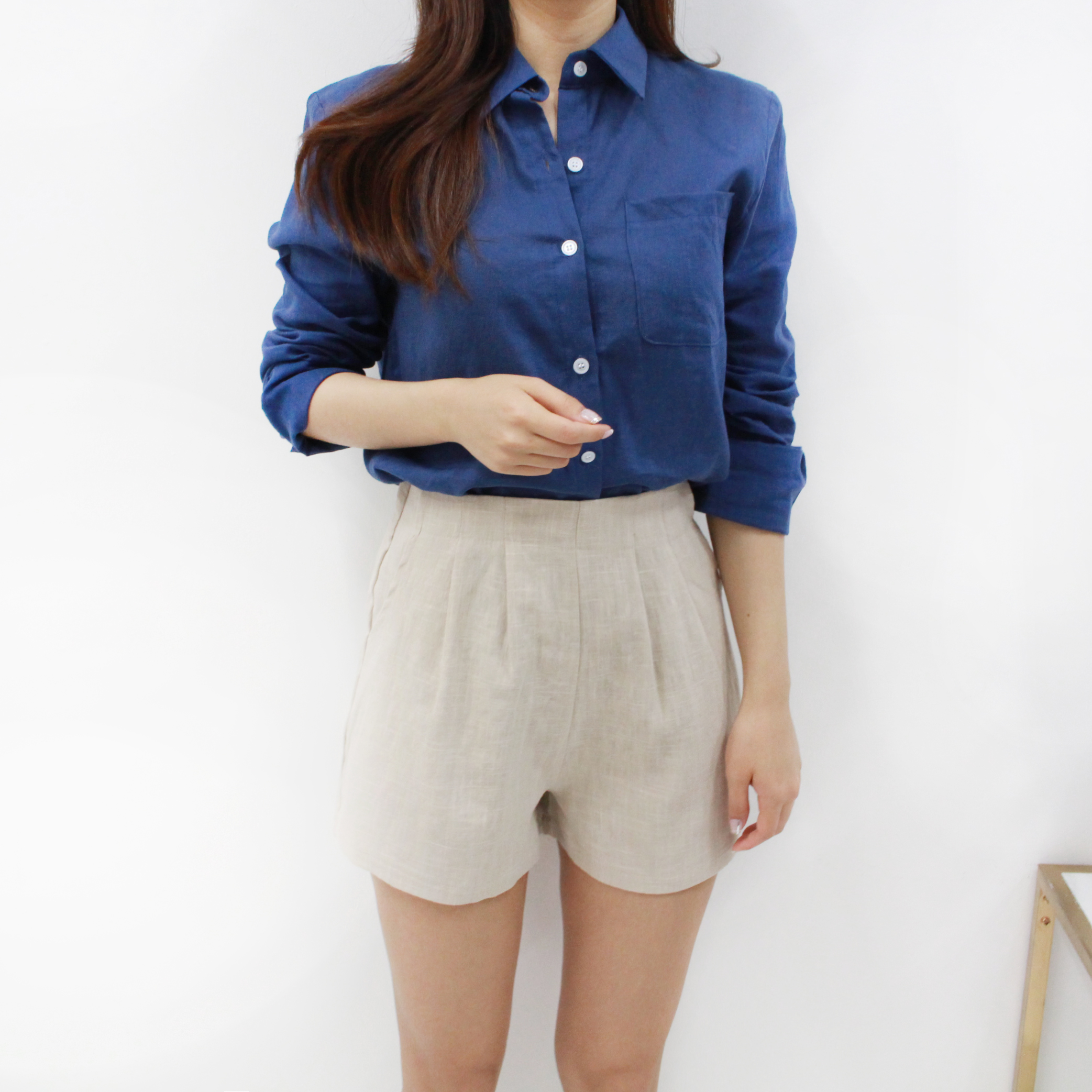 NEW FASHION LADY GIRL Blouse Summer Daily Linen Sh