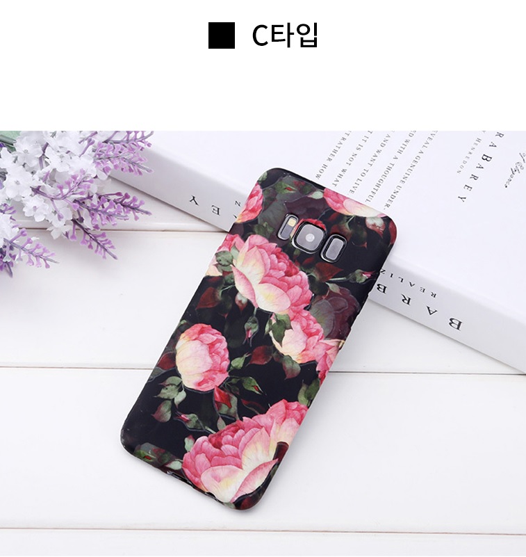 New Galaxy S8 Flower 3D luminous three-dimensional