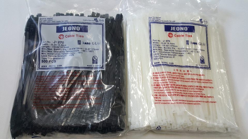 Nylon Plastic Zip Trim Wrap Cable