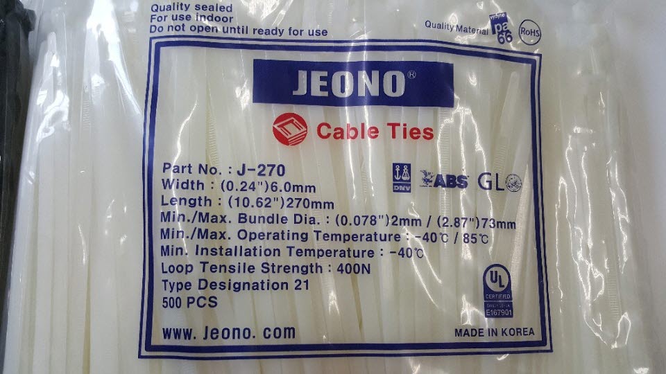 Nylon Plastic Zip Trim Wrap Cable