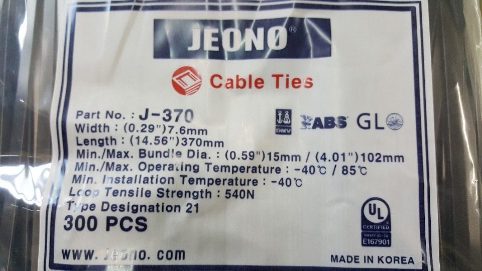 Nylon Plastic Zip Trim Wrap Cable