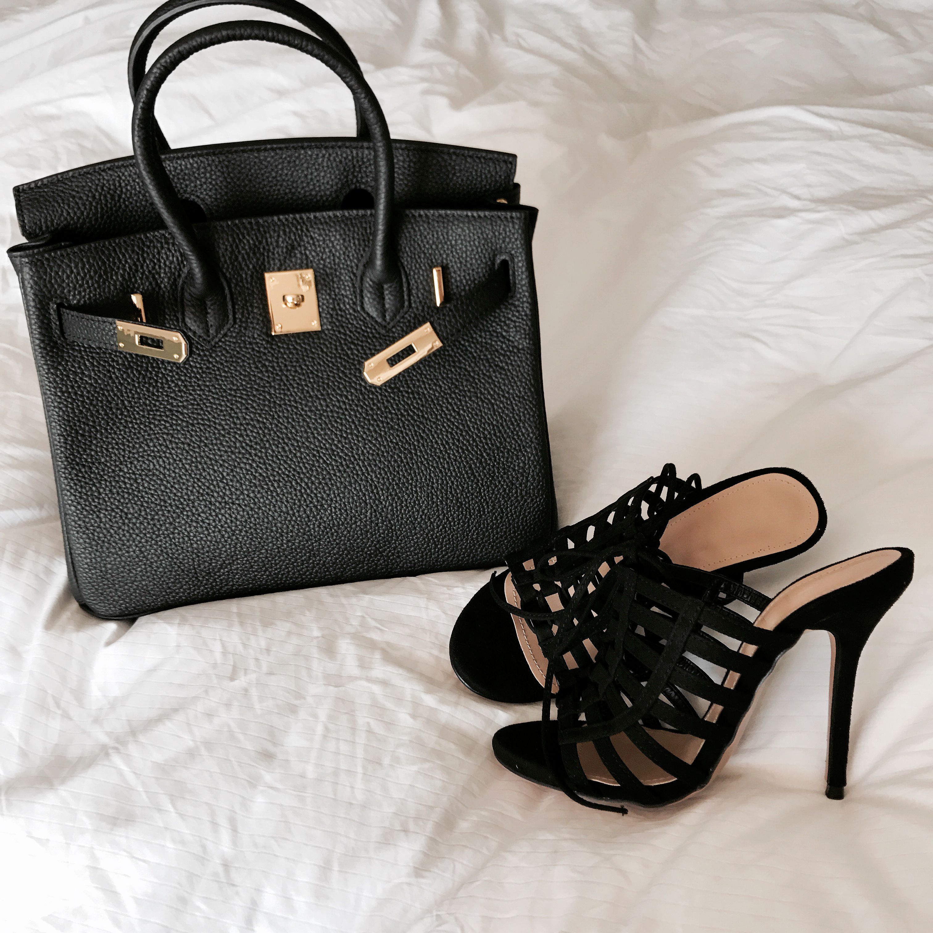 New Women's Bags Cowhide Birkin Bag Summer Tote