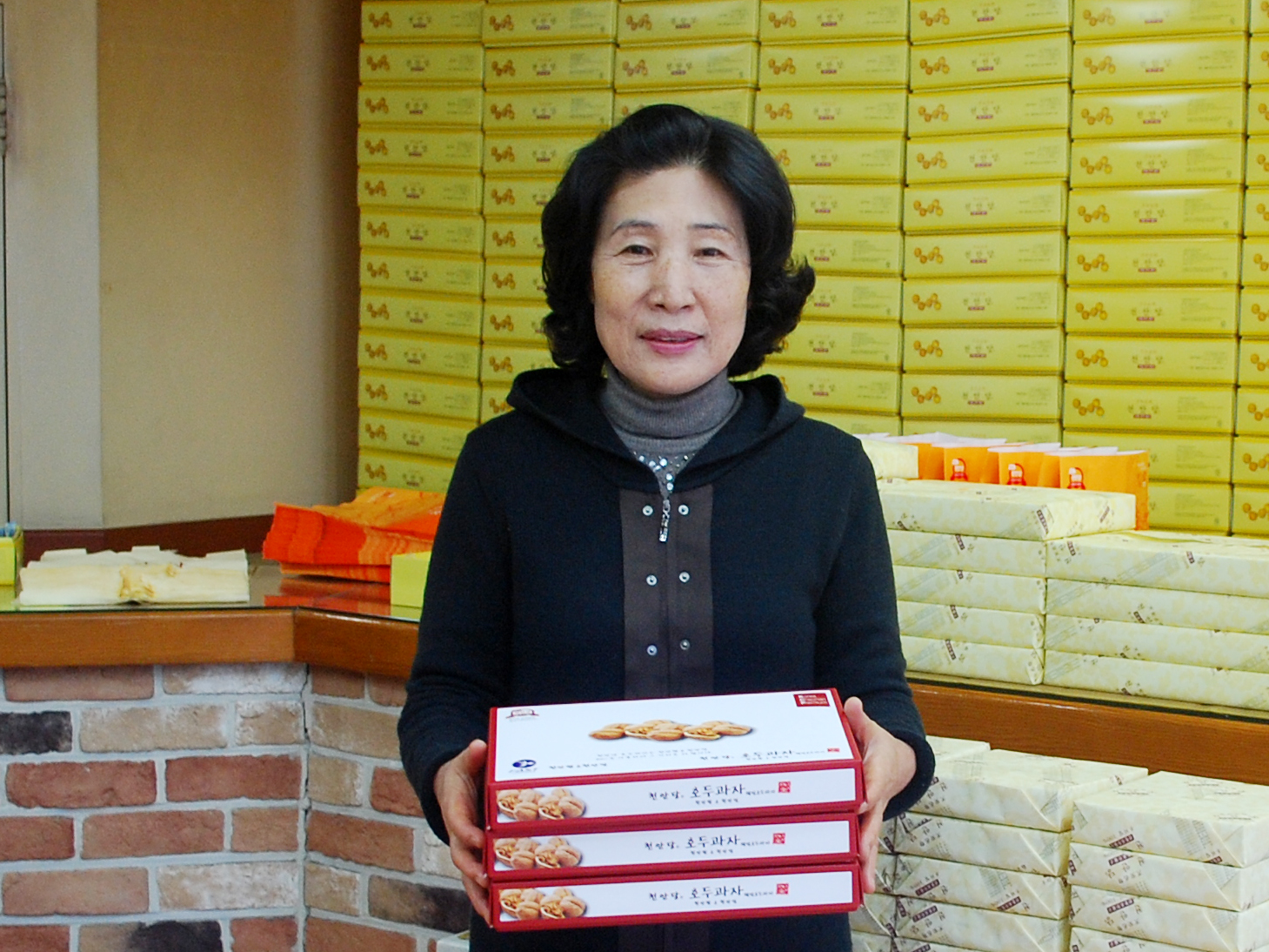 New 100% Cheonan-dong walnut cake made with Korean