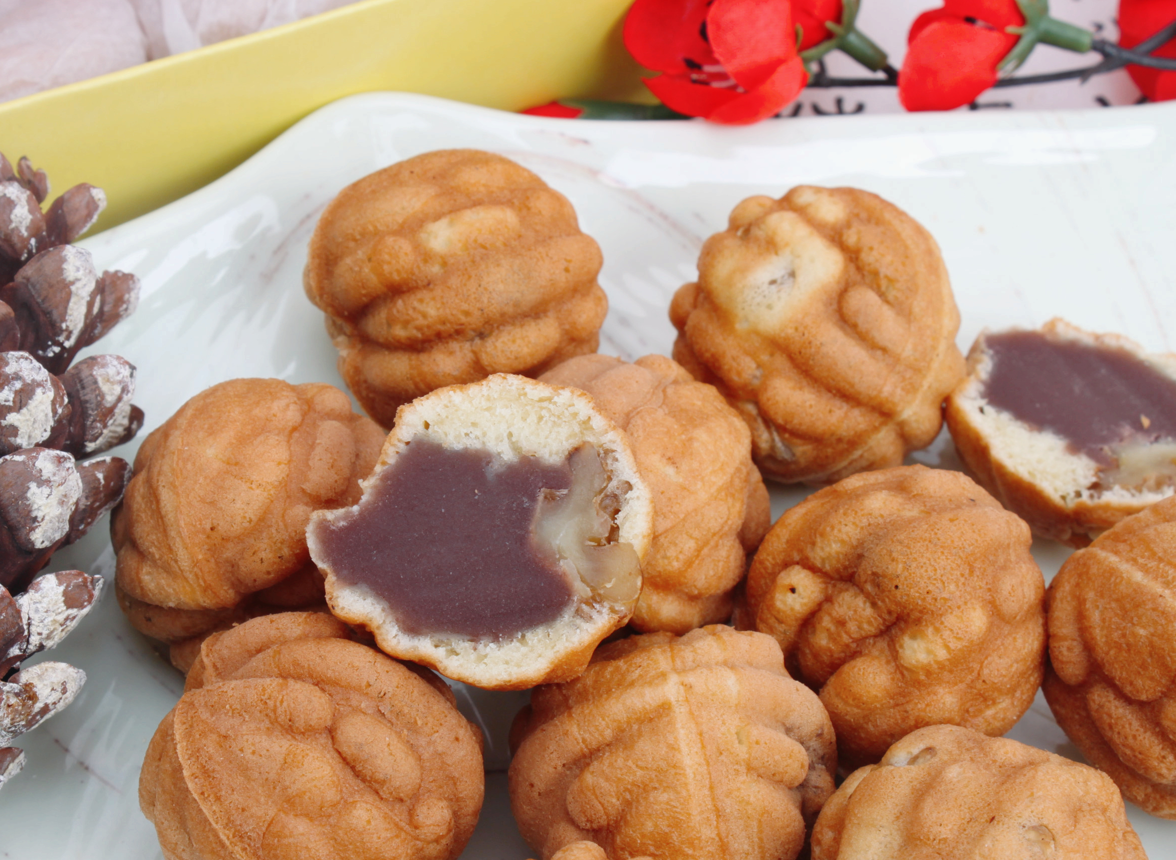 New 100% Cheonan-dong walnut cake made with Korean