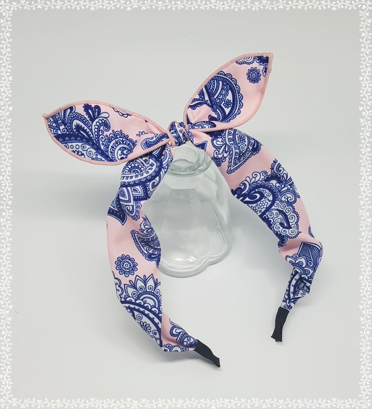 New Wire Ribbon Hair Band Bandana Headband Girls W