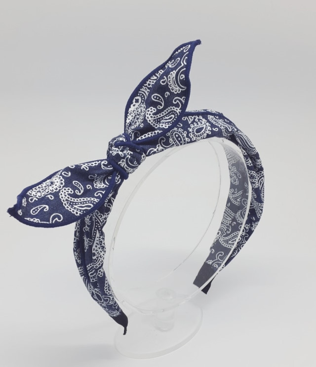 New Wire Ribbon Hair Band Bandana Headband Girls W