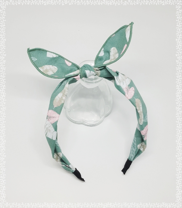 New Wire Ribbon Hair Band Bandana Headband Girls W