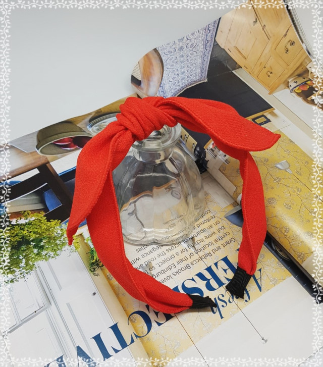 New Wire Ribbon Hair Band Bandana Headband Girls W