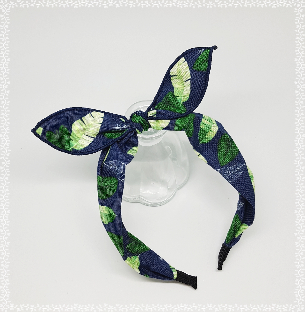 New Wire Ribbon Hair Band Bandana Headband Girls W