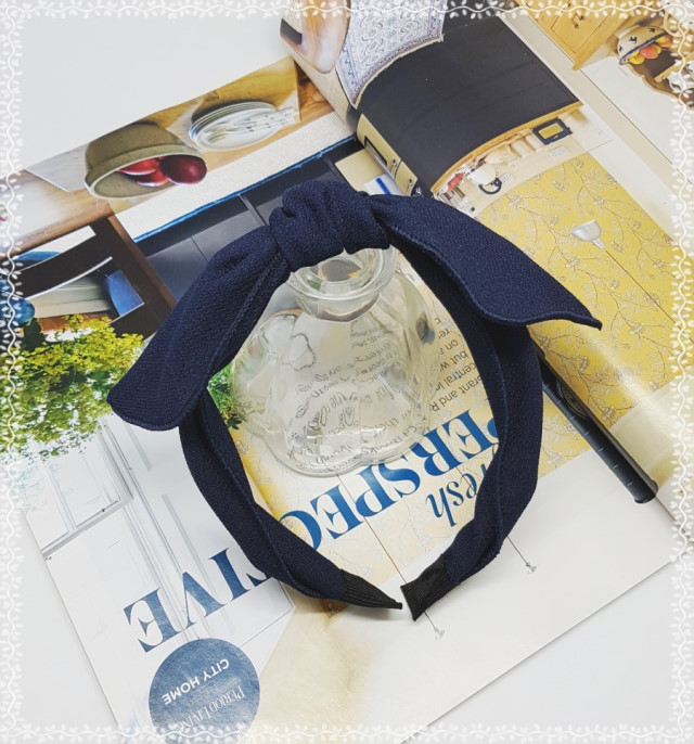 New Wire Ribbon Hair Band Bandana Headband Girls W