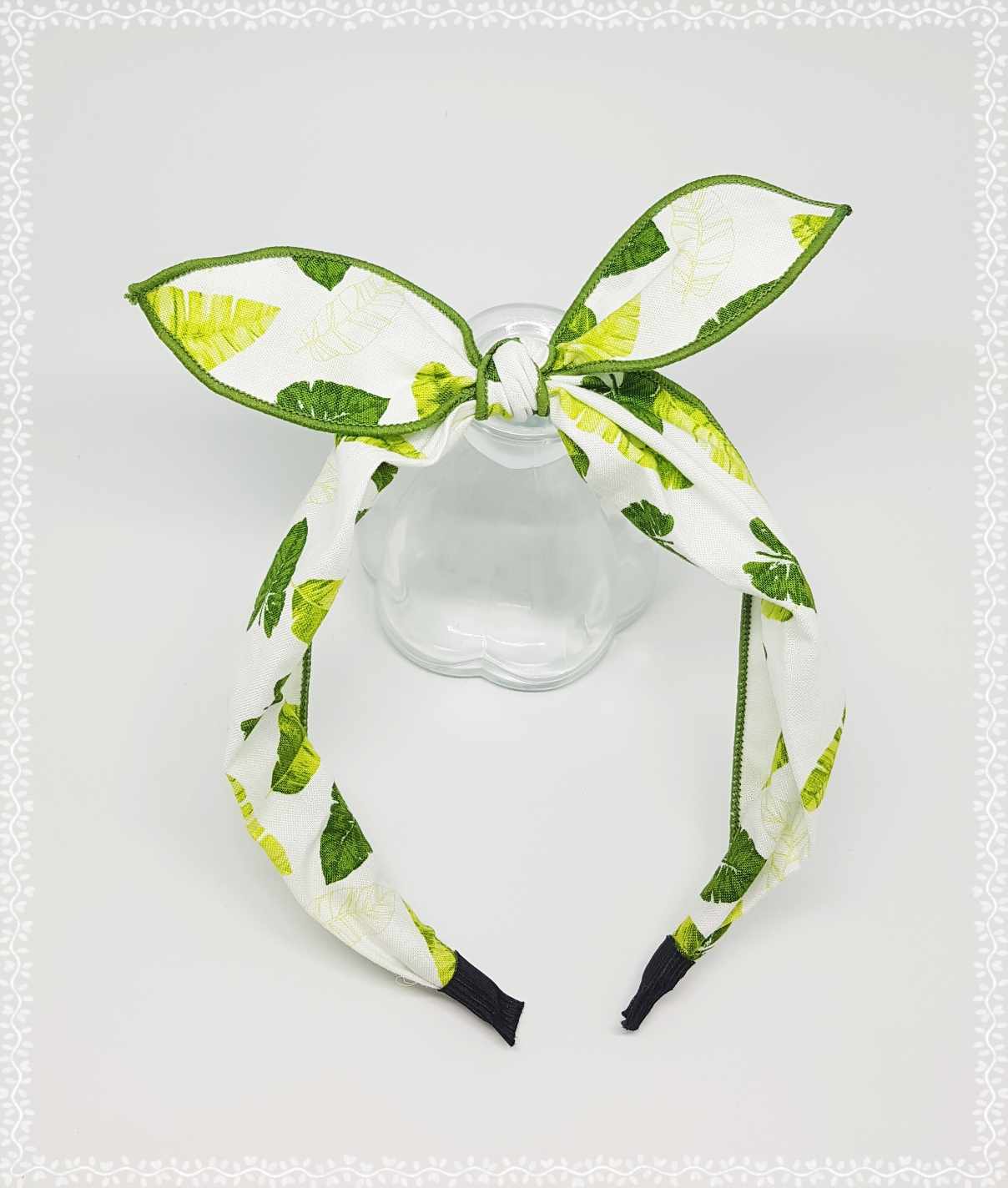 New Wire Ribbon Hair Band Bandana Headband Girls W