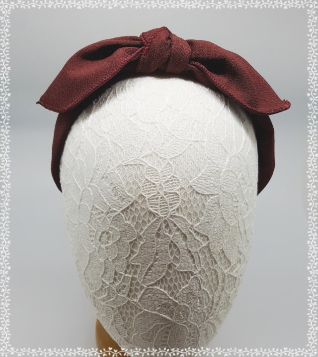 New Wire Ribbon Hair Band Bandana Headband Girls W