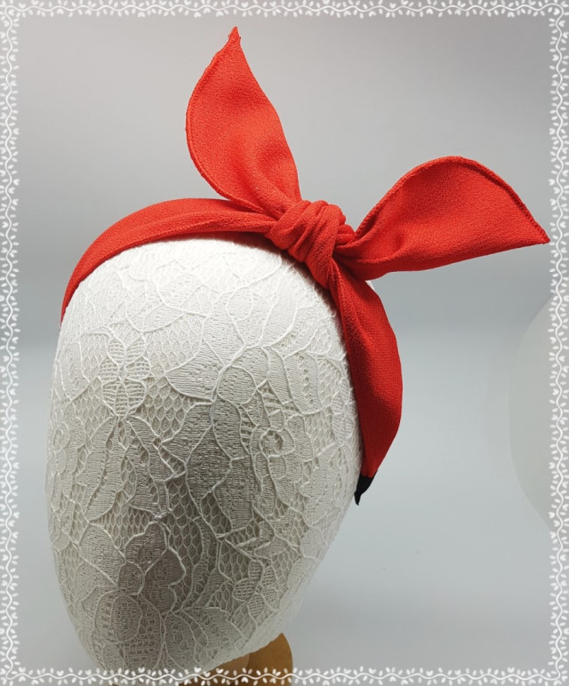 New Wire Ribbon Hair Band Bandana Headband Girls W