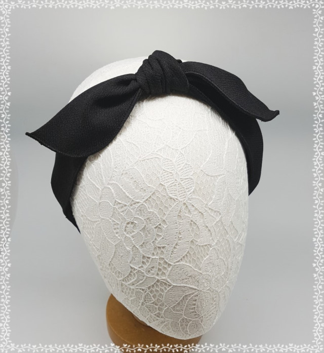 New Wire Ribbon Hair Band Bandana Headband Girls W