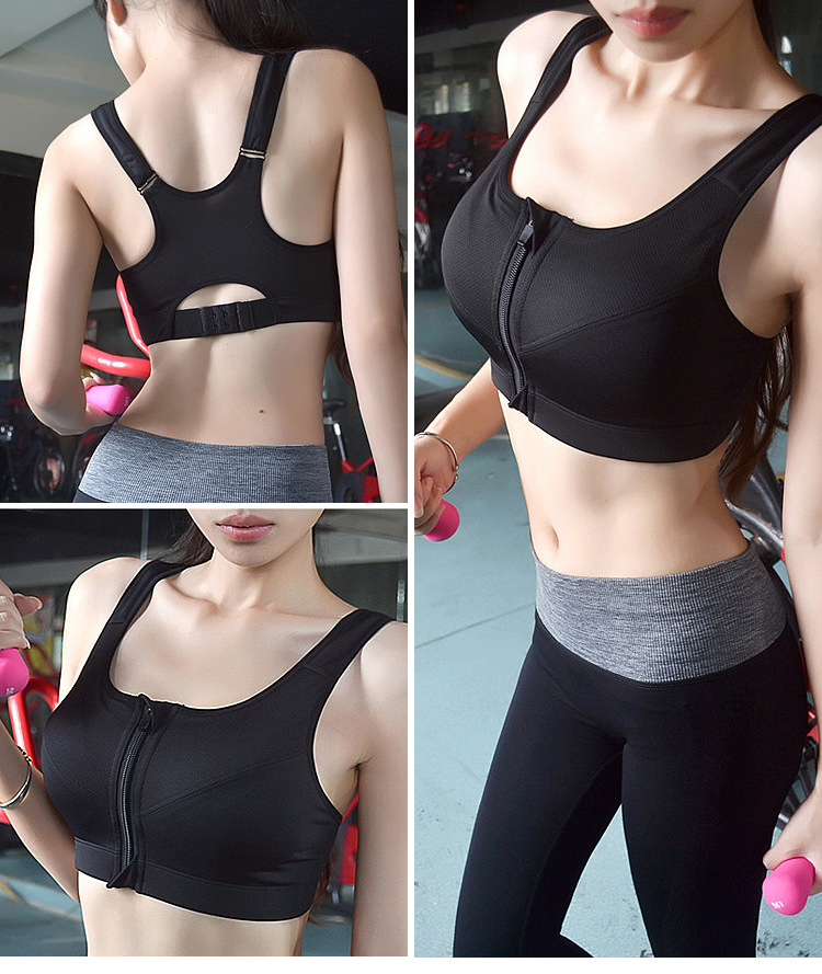 New front zipper sports brunoirea big size corpora