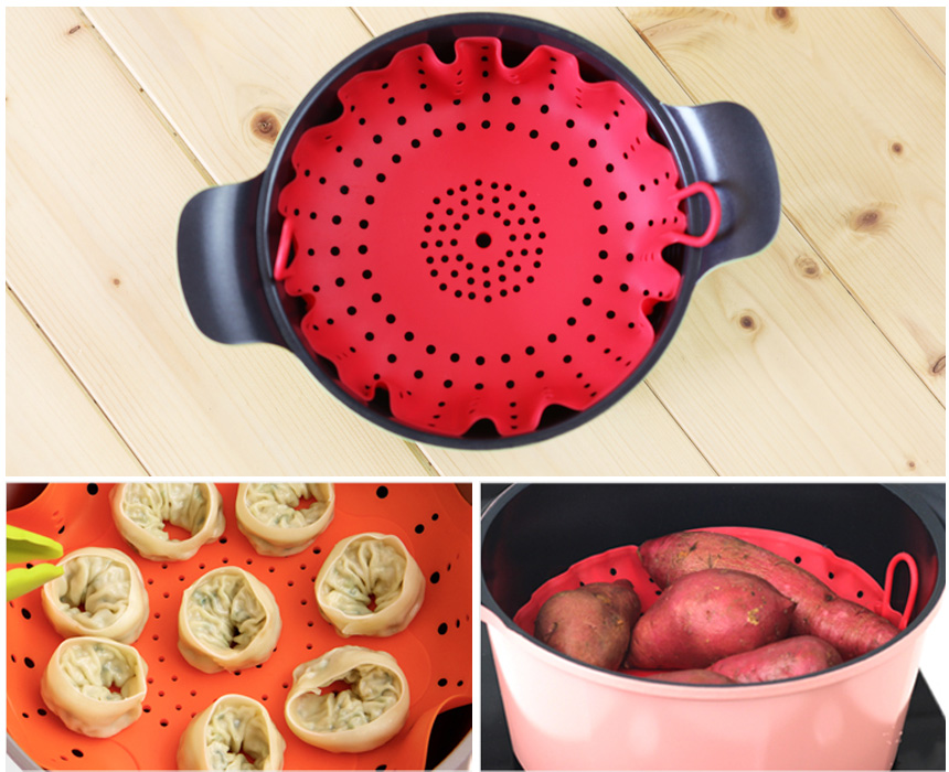 Pasta Silicon Steamer Potato Dumplings Pot Noodles