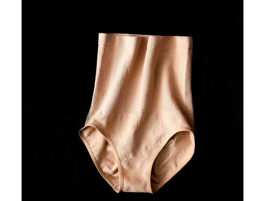 Women's boobs, belly button, undergarments, pan